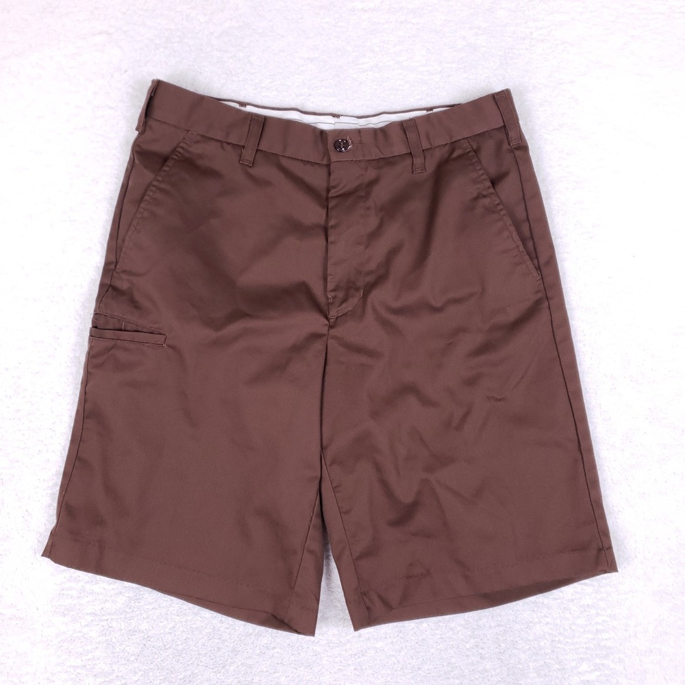 WearGuard Work Shorts Mens 34 Utility Cargo Pockets Brown Gorpcore